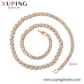 44210 xuping jewelry fashion luxurious 18k gold plated chain necklace